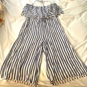 Three Bird Nest Romper jumpsuit 3/4 length
